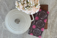 Load image into Gallery viewer, Tea Towel - Harvest Bloom Lattice
