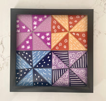 Load image into Gallery viewer, Pinwheel Quilt 4 Square Print 8X8