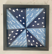 Load image into Gallery viewer, Pinwheel Blue Print 8X8
