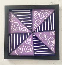 Load image into Gallery viewer, Pinwheel Purple Print 8X8
