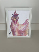 Load image into Gallery viewer, Watercolor Art - Chicken 8X10