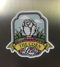 Load image into Gallery viewer, The Corn Lady Logo Magnet
