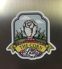 Load image into Gallery viewer, The Corn Lady Logo Magnet