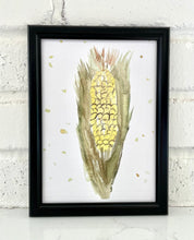Load image into Gallery viewer, Watercolor Art - Corn on the Cob 5X7