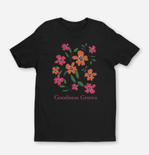 Load image into Gallery viewer, Goodness Grows T-Shirt Orange and Pink
