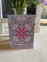 Load image into Gallery viewer, Appreciate Ya Cards - Blue Flower
