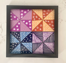 Load image into Gallery viewer, Pinwheel Quilt 4 Square Print 8X8
