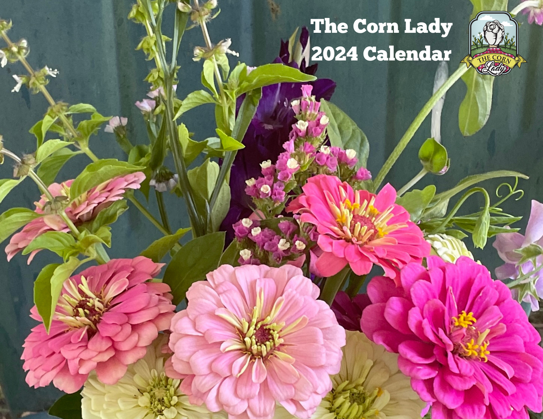The Corn Lady Wall Calendar 2024