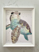 Load image into Gallery viewer, Watercolor Art - Turtle 8X10
