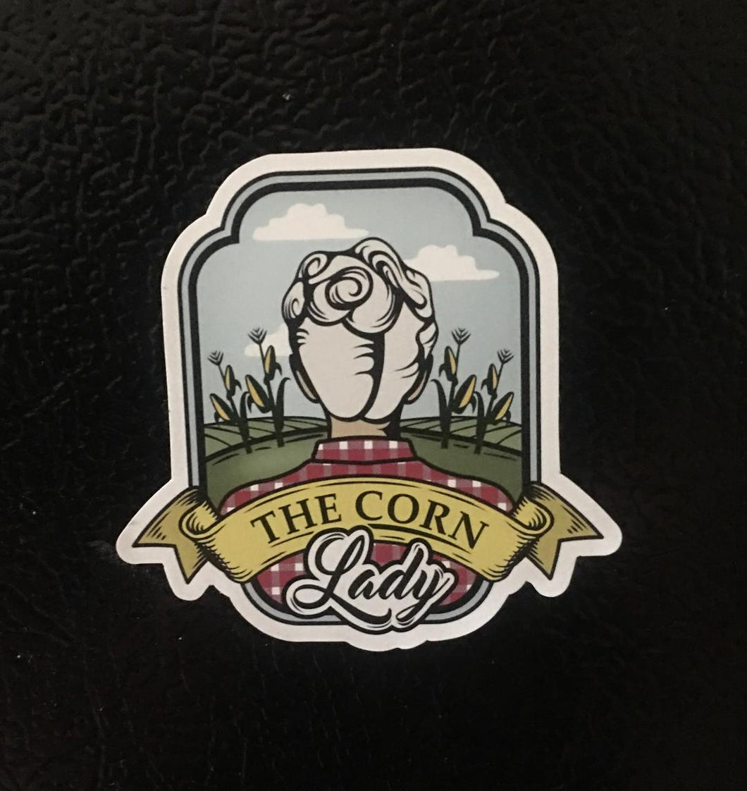 The Corn Lady Logo Magnet