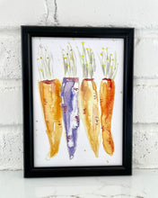 Load image into Gallery viewer, Watercolor Art - Carrots
